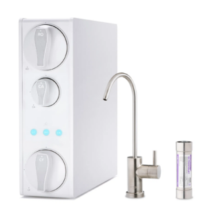 Máy lọc nước RO không bình chứa iSpring RO500AK-BN-UVF8 – 500 GPD, UV diệt khuẩn, khoáng kiềm cân bằng pH