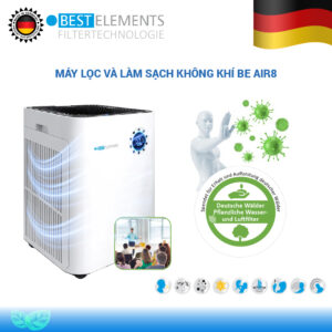 Máy lọc và làm sạch không khí Be Air8 cho văn phòng, hội họp